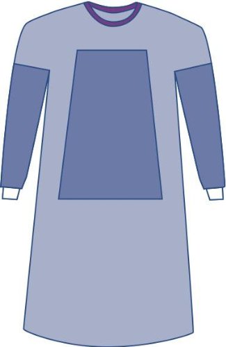 Medline Dynjp2101 Sterile Fabric-Reinforced Eclipse Surgical Gowns, Large, Blue (Pack Of 30) #TOP14
