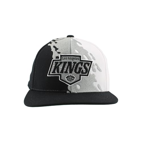 Image of ZHATS NHL Unisex-Adult NHL Officially Licensed Adjustable Snapback Hat Flat Bill Z11 Retro Paintbrush