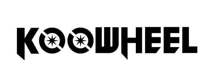 Koowheel brand logo, featuring the company name in bold black letters with stylized 'O's resembling gears or wheels.