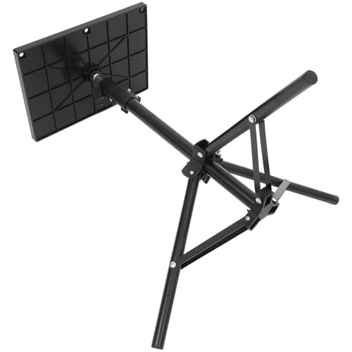 YOSADIER Supporto Proiettore Treppiede Regolabile da Tavolo e Pavimento con Vassoio Multiuso in Ferro e Abs Stand per Laptop e Videoproiettori Compatto e Stabile per Ufficio e Casa