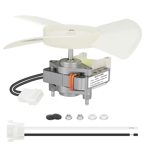 BCD-0388 Ceiling Exhaust Fan Motor and Blade Combo Quiet 1.0 Sones 50 CFM High Airflow Replacement for Mobile Home Bathroom Exhaust Fan Compatible with V2262-50 V2244-50 V2245-50 Models