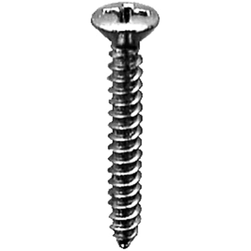 Tornillo Phillips Ovalado #6 x 1 pulg. Pack 100