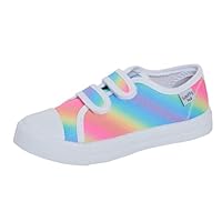 Kids Canvas Shoes Boys Trainers Girls Pumps Unisex Easy Fasten Plimsolls Casual Shoes
