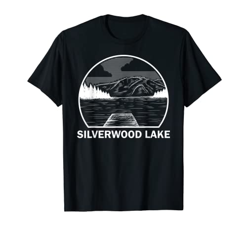 SILVERWOOD LAKE CALIFORNIA Divertido Pesca Camping Verano Regalo Camiseta
