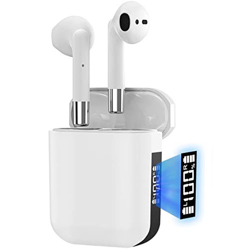 Auriculares Inalámbricos, Auriculares Bluetooth HiFi Estéreo, Cascos inalambricos Bluetooth IPX5 Impermeables, Auriculares Inalambricos Bluetooth con Control Táctil, Reproducción de 24H Cover