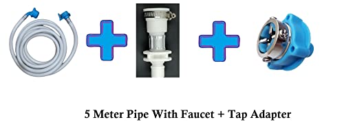 Image of Sanavya All Washing Machine Pipes (Top Load Fully Automatic 5 Meter +Faucet+Adapter)