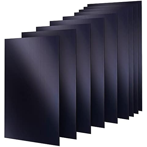 Carbon Steel Shim Stock Assortment, 6" Width X 12" Length, 0.003", 0.004", 0.005", 0.006", 0.007", 0.008", 0.010", 0.012", 0.015" Thick, Low Carbon 1008-1010 Steel, 9 Pieces Cover