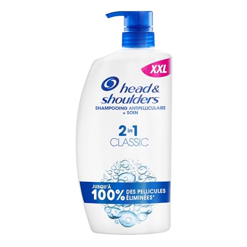 Head & Shoulders Classic 2 en 1 Shampoing Antipelliculaire,...