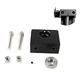 3DINNOVATIONS Aluminum CR-10 Z-Axis Lead Screw Top Mount for Tornado Creality CR10 Ender 3 Ender-3 Pro Metal Z-Rod Bearing Holder and Compatible with Other Aluminum Profiles Frame 3D Printer Parts