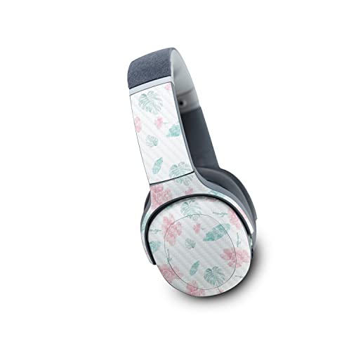 Image of MightySkins Carbon Fiber Skin Compatible with Skullcandy Crusher Evo Wireless - Paper Flowers | Protective, Durable Textured Carbon Fiber Finish | Easy to Apply | Made in The USA