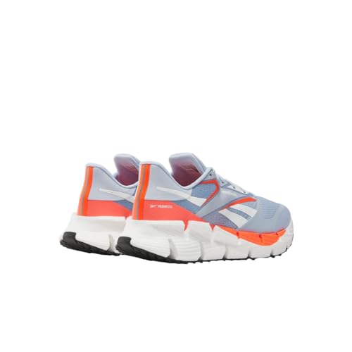 Reebok Men's Floatzig 1 Running Shoes, Pale Blue/Footwear White/Orange Flare, Men's Size 9