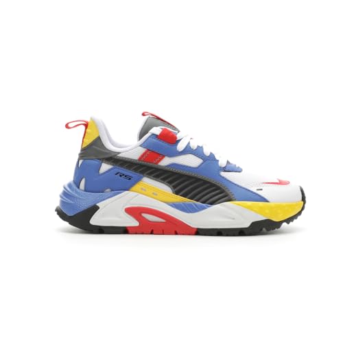 PUMA Kids Girls Rs-Trck Primary Lace Up Sneakers Shoes Casual - Blue, Red, White, Yellow