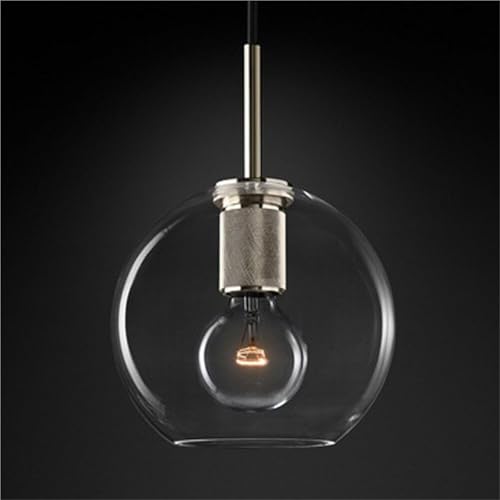 Plafonnier boule de verre luminaire suspendu balcon et couloir