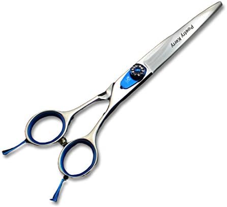 high-end Professional pet Care 6 inch pet Scissors 440C SteelSilver (Double tail curved scissors)