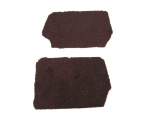 1990-1993 Corvette Gray Front Radio Speaker Cover Carpet