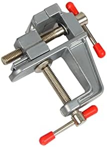 Aluminum Alloy Bench Vise Small Mini Table Clamp Vice Portable Work Bench Vise for Small Work Crafts Woodworking