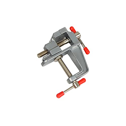 Aluminum Alloy Bench Vise Small Mini Table Clamp Vice Portable Work Bench Vise for Small Work Crafts Woodworking