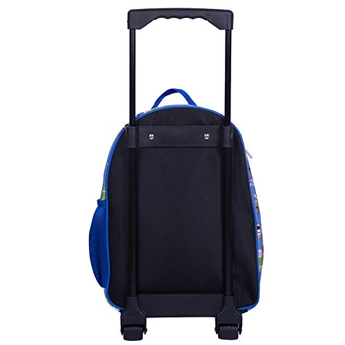 Wildkin Kids Rolling Luggage For Boys And Girls, Carry On Luggage Size Is Perfect For School And Overnight Travel, Measures 16 X 12 X 6 Inches (Heroes) #TOP4