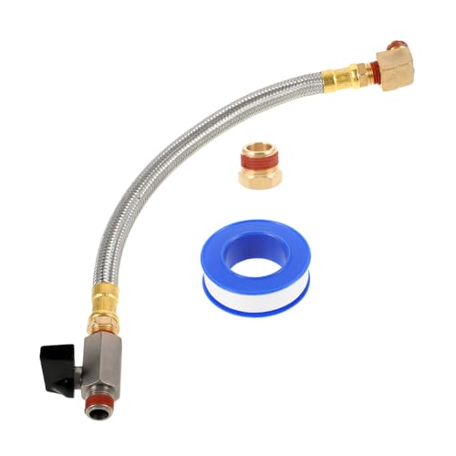 LOORGVEL 1Juego Kit de Válvula de Drenaje de Compresor de Aire Npt con Rápida Accesorio Duradero y Resistente Desgaste para Instalación