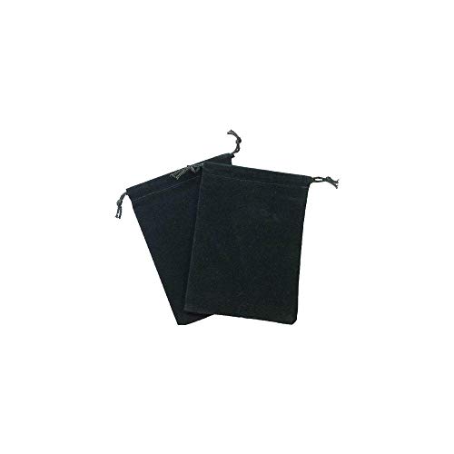 Chessex Dice: Velour Cloth Dice Bag Small (4 x 6) - GREEN - Holds Approximately 20-30 Dice