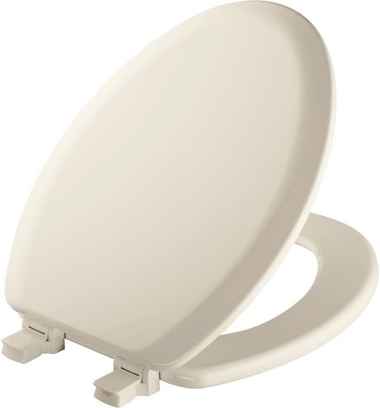 Mayfair Elongated Biscuit Molded Wood Toilet Seat