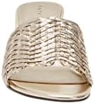 Katy Perry Women's The Beed Too Zig Zag Heeled Sandal, Gold, 7 | Image 1