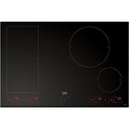 Beko HII84800FHT, placa de inducción con 4 campos de calefacción (Reacondicionado)