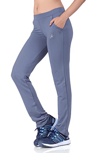 Image of Sports Women Regular Fit Activewear Track Pants | Loose Fit Workout Pant for Women | Quick-Dry | Two Pockets