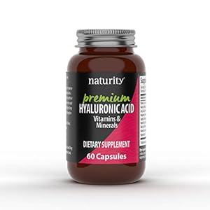 Naturity Premium Hyaluronic Acid Vitamins & Minerals Supplement (200mg) – Maintain Healthy Skin & Hair, Support Bone…