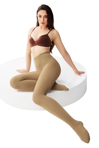 Image of leg elegant Women's 80 Den Microfiber Soft Opaque Tights Pantyhose