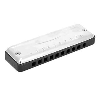 A Major Blues Harmonica à 10 trous pour performance professionnelle, débutants, étudiants (Noir) - Les Beatles, Paul McCartney, John Lennon, RIngo Starr, George Harrison A Major Blues Harmonica à 10 trous pour performance professionnelle, débutants, étudiants (Noir) – Image 2