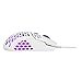 immagine 2Cooler Master MM711 RGB-LED Mouse Gaming Leggero 60g Cavo Flessibile - Sensore Ottico 16000 DPI, Membrane Omron 20 Milioni Clic, Piedini PTFE Glide Liscio, Struttura Nido d'Ape – in Bianco Opaco