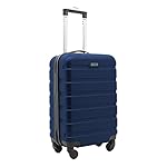 Travelers Club Harper Luggage, Blue, 20-Inch Carry-On - Image 4
