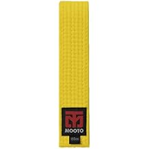 MOOTO Taekwondo Color Belts Single WrapWidth 4cm 8 Colors TKD MMA Martial Arts Hapkido Karate Yellow, 1. Length160cm or 63.0 inch
