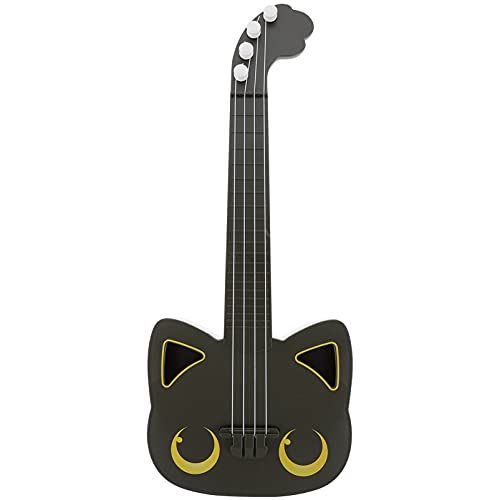 Milisten Niedliche Anfänger-Ukulele in Katzenform, Mini-Gitarre, Kinder-Ukulele mit Verpackung, frühes Lernen, Musikinstrument, Geschenk Cover