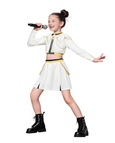Zoey Stage White Costume for Girls – Cosplay and Events Zoey Stage White Costume for Girls – Cosplay and Events