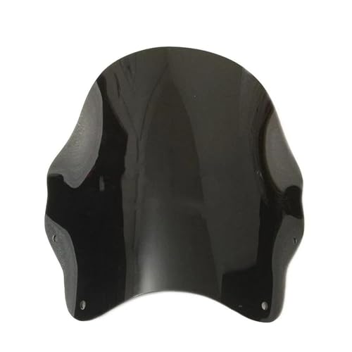 に適合するヤマハ VMAX1200 VMAX1300 V-MAX VMAX 1200/1300 1985-2007 用 バイク用 ウインドシールド ウインドデフレクター ブラケット付き フロントガラス(黒,X-2)