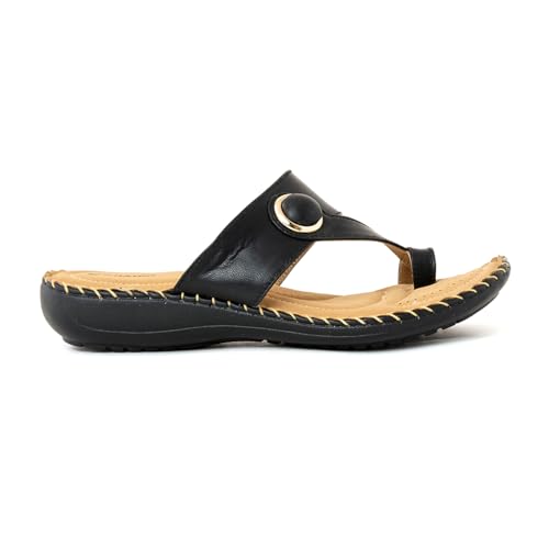 Image of Khadim's 5942756 Lightweight Durable Extra Soft Trendy Premium Stylish Casual Slip-On Heels For Women
