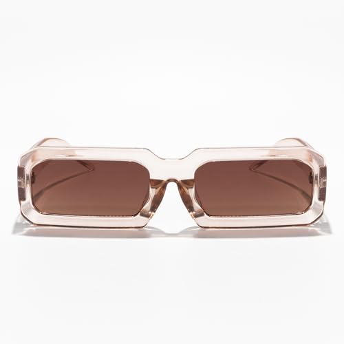 Vintage Small Rectangle Sunglasses for Women Men Retro Fashion Stylish Minimalist Eyewear for Driving Travel Street Style2