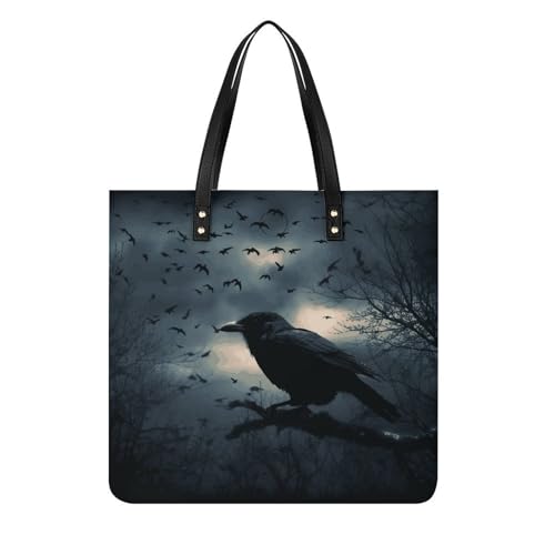 Sac à main pour femme idéal pour le travail et les voyages Night Crow