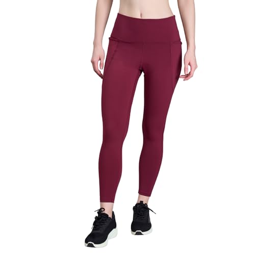 Image of HERSENSE Women's High Waisted Leggings with 2 Deep Pockets | Stretchable Activewear Tights for Gym, Yoga, Running & Workout | Comfortable Fit Black
