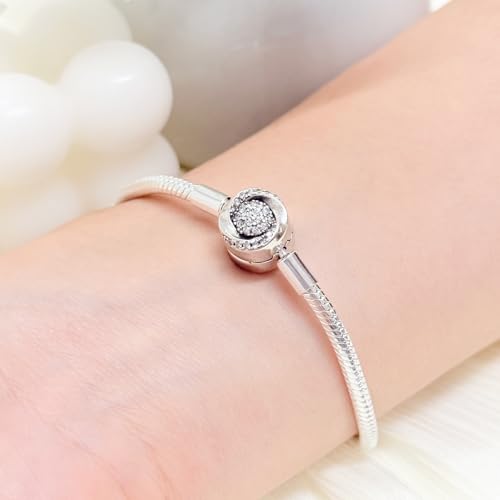 925 Sterling Silver Charm Bracelet for Pandora Charms Lucky2