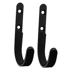 DIYEAH Robuster Edelstahl Wandhaken 2 Stück Zur Werkzeug Und Gartengeräteaufbewahrung Wandmontierter Allzweckhaken Für Geräteschuppen Und Garage Platzsparend Einfache Installation