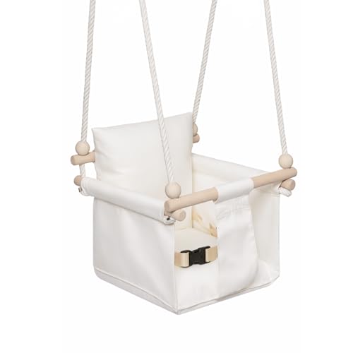 MAMOI® Babyschaukel, Baby schaukel Indoor, Kinderschaukel aus Holz,...
