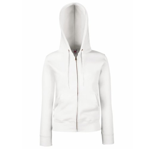 Fruit of the Loom Lady-Fit Damen Kapuzenjacke/Sweatshirt-Jacke mit Kapuze...