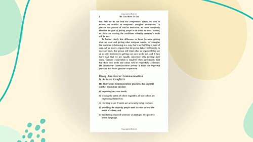 We Can Work It Out: Resolving Conflicts Peacefully and Powerfully
