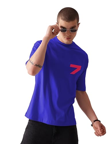 Image of Unisex Cotton Football Graphic Print Oversized Fit T-Shirt