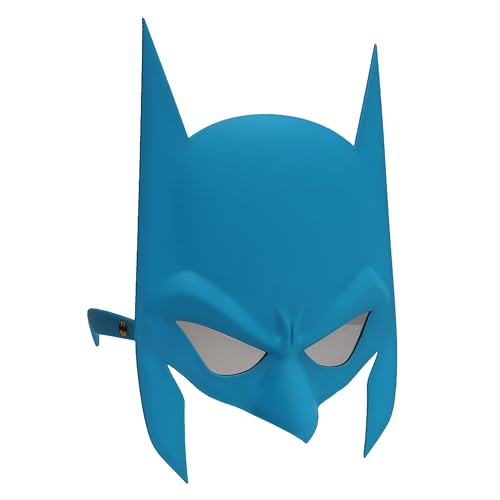 Image of Sun-Staches Batman Sunglasses, DC Comics Heroes & Villains Costume Accessory | Official DC Batman, Robin, Batgirl, Joker, Catwoman, or Harley Quinn | Costume Ready | 100% UV | One Size Fits Most