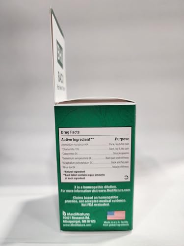 BHI Back Natural Back, Hip & Leg Pain Relief Tablets