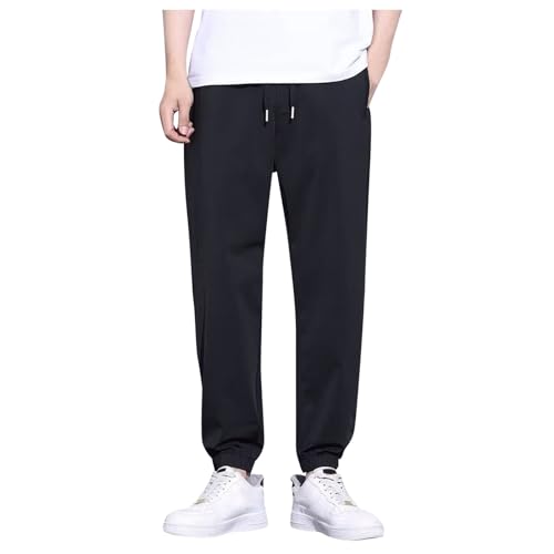 Men's Casual Thin Ice Silk Quick Drying Ice Cool Q Uick D Ry Slacks Air Conditioned Harlan Harbor Memory Fits for